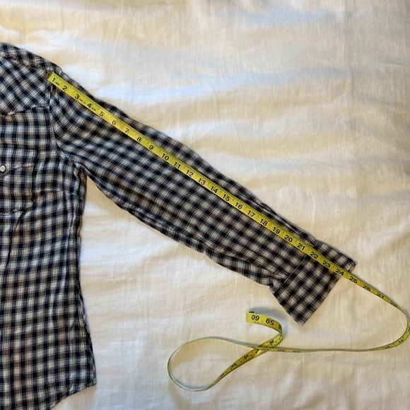 Lucky Brand Long Sleeve Pearl Snap Plaid Shirt - Picture 10 of 10